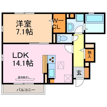 グランパティオの物件間取画像